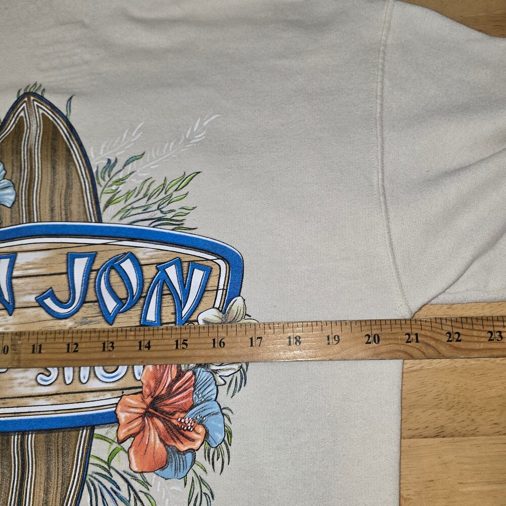 Ron Jon Surf Shop Panama City Beige Coastal Hoodie Size Medium - Picture 5 of 9